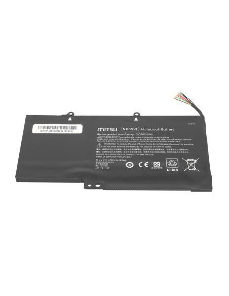 Bateria Mitsu do HP Pavilion X360 13-A, 13-B, 15-U