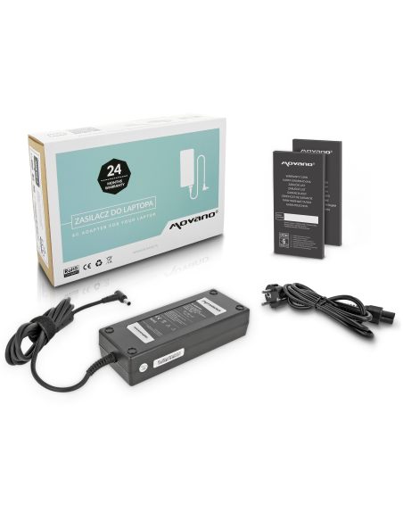 Zasilacz Movano 20v 7.5a (6.0x3.7 pin) 150W do Asus
