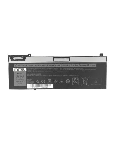Bateria Mitsu do Dell Precision 7530, 7540, 7730 - 5TF10 7.6V