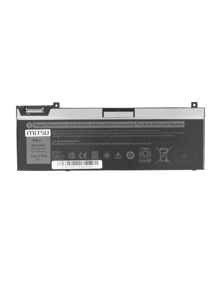 Bateria Mitsu do Dell Precision 7530, 7540, 7730 - 5TF10 7.6V