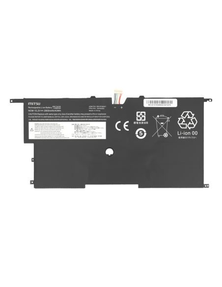 Bateria Mitsu do Lenovo ThinkPad X1 Carbon 14 (gen2, gen3)