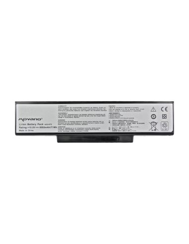 Bateria Movano do Asus K72, K73, N73, X77 (6600mAh)