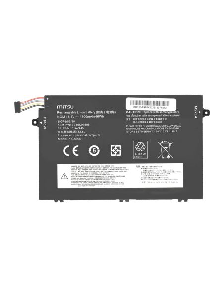 Bateria Mitsu do Lenovo ThinkPad E480, E580