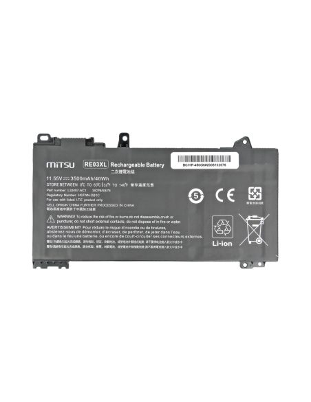 Bateria Mitsu do HP 430 G6, 450 G6