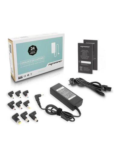 Zasilacz Movano uniwersalny 90W - 10 wtyków