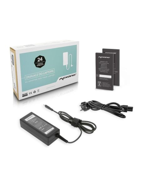 Zasilacz Movano 65W USB type C USB-C (black)