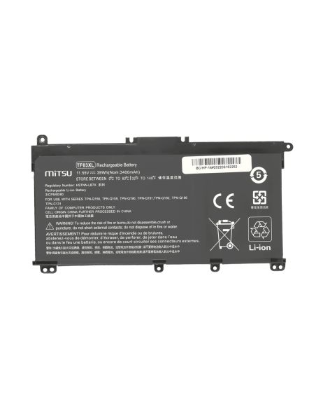 Bateria Mitsu do HP 14-BP, Pavilion 14 15