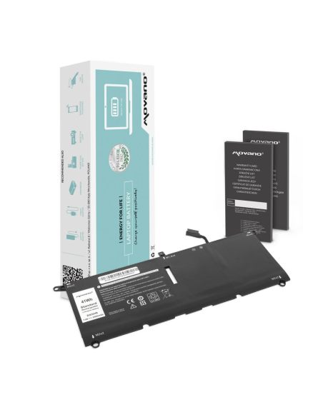 Bateria Movano do Dell XPS 13 (9370), 13 (9380), Latitude 13 (3301)