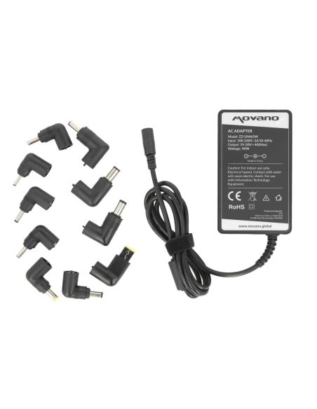 Zasilacz Movano uniwersalny 65W - 10 wtyków