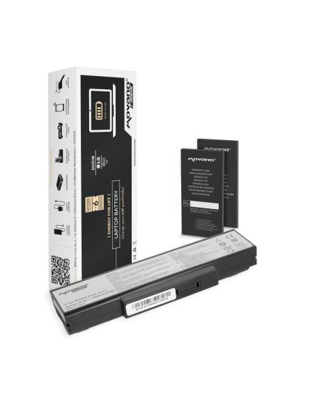 Bateria Movano Premium do Asus K72, K73, N73, X77 (7800mAh)