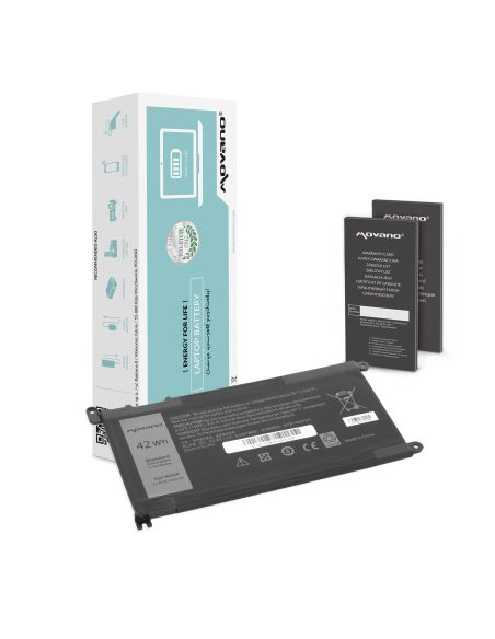 Bateria Movano do Dell Vostro 14 (5468), Inspiron 15 (5568) - 3600mAh