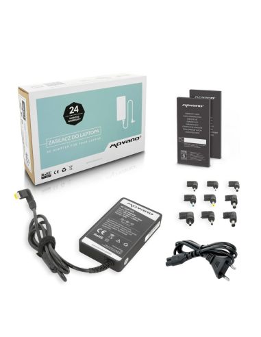 Zasilacz Movano uniwersalny 90W - 10 wtyków - slim