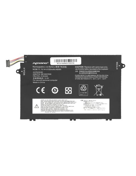 Bateria Movano do Lenovo ThinkPad E480, E580