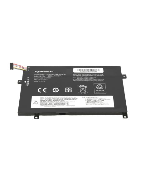 Bateria Movano do Lenovo ThinkPad E470, E475