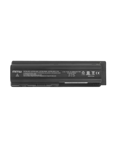 Bateria Mitsu do HP dv4, dv5, dv6 (6600mAh)