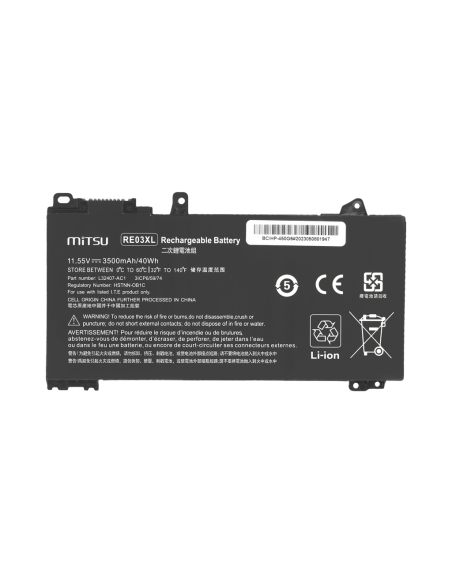 Bateria Mitsu do HP 430 G6, 450 G6