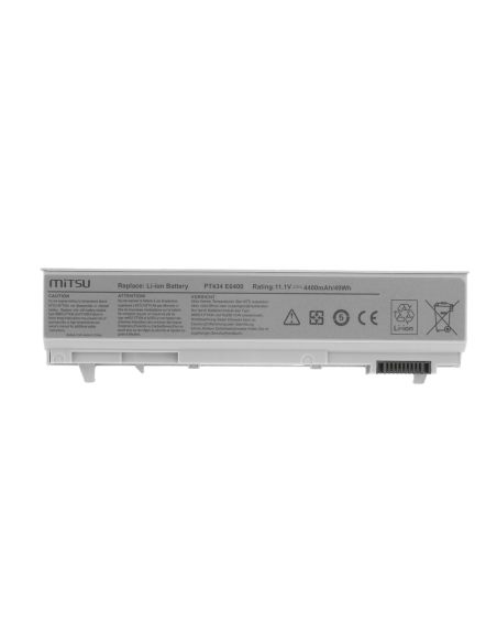 Bateria Mitsu do Dell Latitude E6400 (4400mAh)
