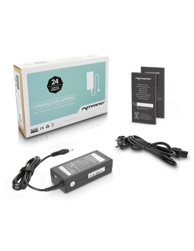 Zasilacz Movano 19v 3.42a (5.5x2.5) 65W z wyjściem USB - Asus, Toshiba, Lenovo, MSI, itd