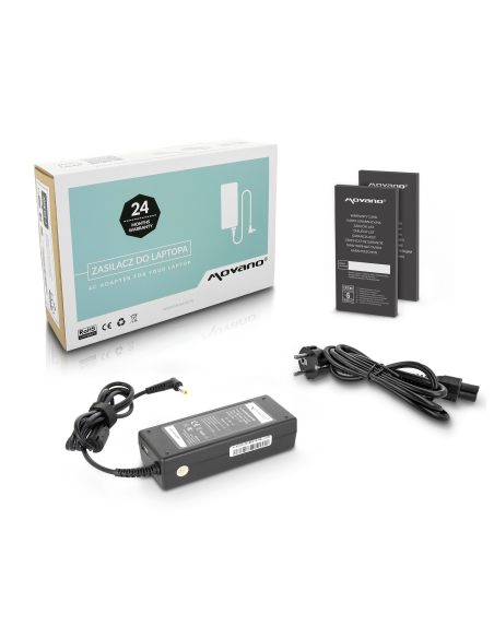 Zasilacz Movano 19v 4.74a (5.5x2.5) 90W z wyjściem USB - Asus, Toshiba, MSI, itd