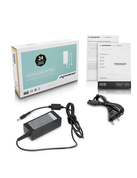 Zasilacz Movano 19v 2.37a (3.0x1.1) 45W do Asus, Acer