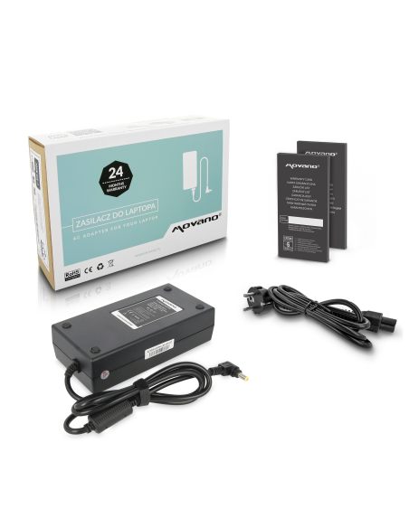 Zasilacz Movano 19.5v 7.7a (5.5x2.5) 150W do Asus