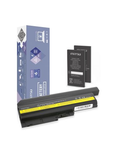 Bateria Mitsu do IBM R60, T60, T61 (6600mAh)