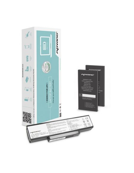 Bateria Movano do Asus K72, K73, N73, X77 (6600mAh)