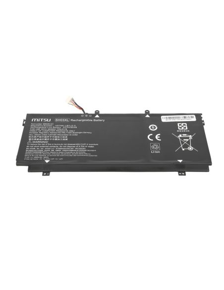 Bateria Mitsu do HP Spectre x360, 13-AC 13T