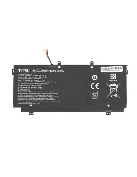 Bateria Mitsu do HP Spectre x360, 13-AC 13T