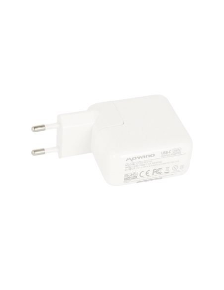 Zasilacz Movano 29W USB type C USB-C (white)