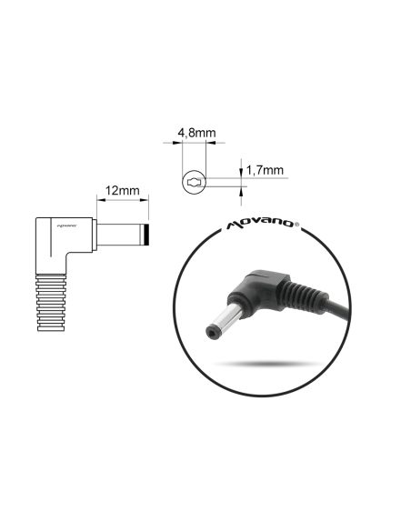 Zasilacz Movano 10.5v 4.3a (4.8x1.7) 45W do Sony