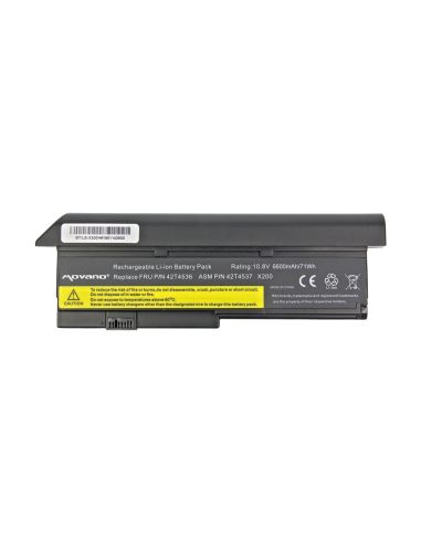 Bateria Movano do Lenovo X200 (6600mAh)