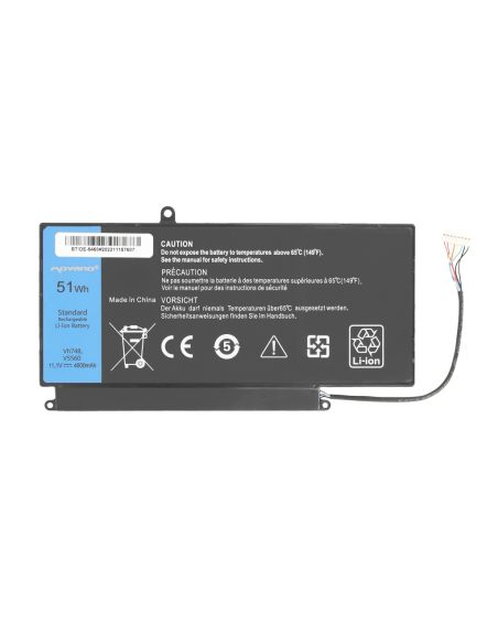 Bateria Movano do Dell Vostro 5460, 5480, 5560