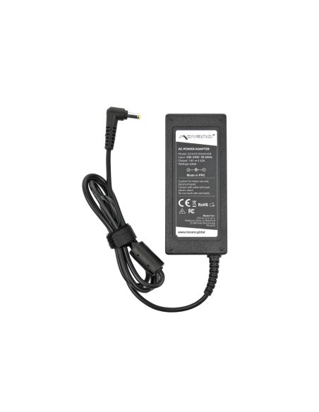 Zasilacz Movano 19v 3.42a (5.5x1.7) 65W z wyjściem USB - Acer, Packard Bell
