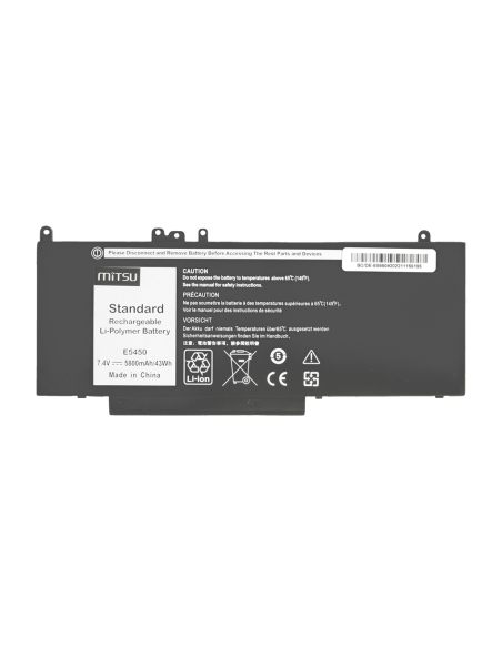 Bateria Mitsu do Dell Latitude E5450, E5550 - 7.4V