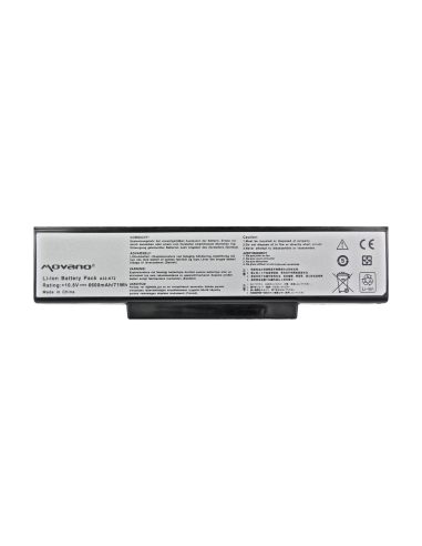 Bateria Movano do Asus K72, K73, N73, X77 (6600mAh)