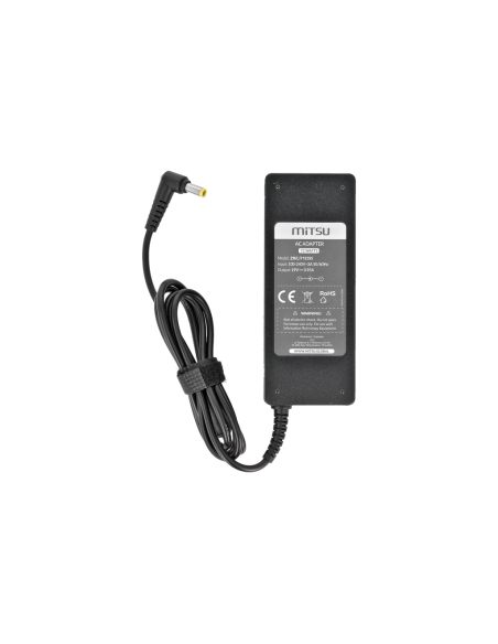 Zasilacz Mitsu 19v 3.95a (5.5x2.5) 75W do Toshiba, Compaq, HP, Asus