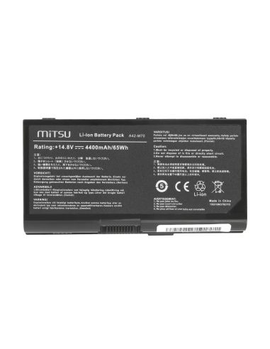 Bateria Mitsu do Asus G72, M70, N70