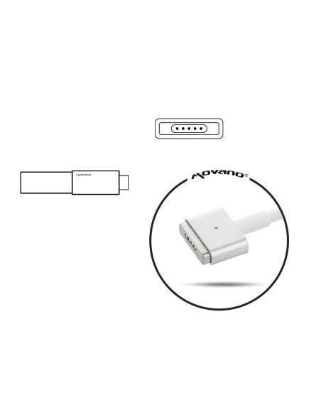 Zasilacz Movano 14.85v 3.05a (magsafe 2) 45W do Apple air