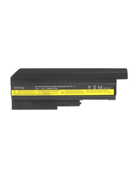 Bateria Mitsu do IBM R60, T60, T61 (6600mAh)