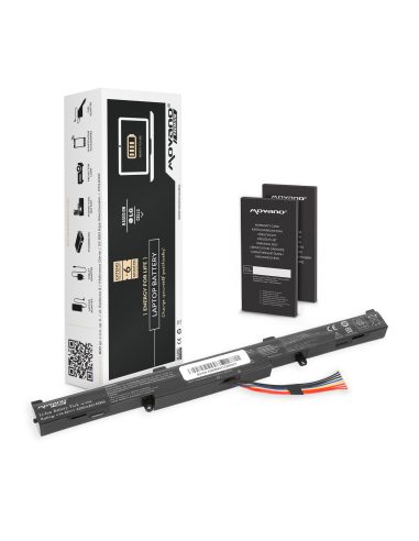 Die Batterie Movano Premium bis Asus A550E, K550E (3200 mAh)