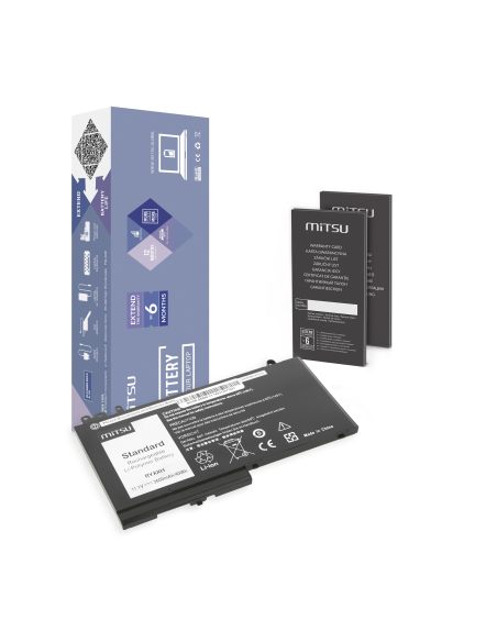 Bateria Mitsu do Dell Latitude E5450, E5550 - 11.1V