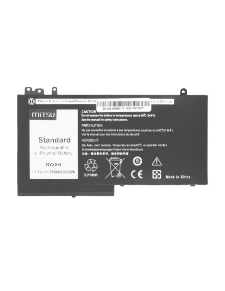 Bateria Mitsu do Dell Latitude E5450, E5550 - 11.1V