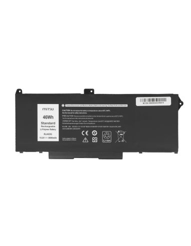 Bateria Mitsu do Dell Latitude 5420, 5520, Precision 3560