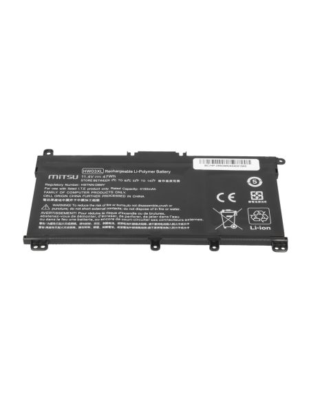 Bateria Mitsu do HP 250 255 G9, 15-EH