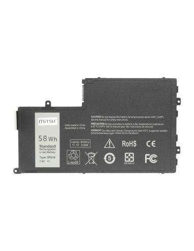 Bateria Mitsu do Dell Inspiron 15 (5542), 14 (5445) - 7.4V