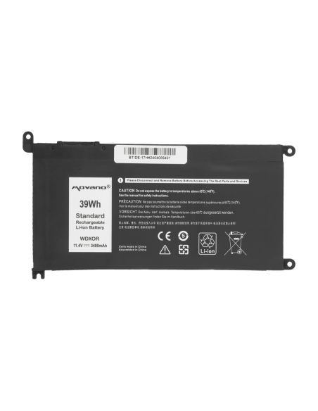 Bateria Movano do Dell Vostro 14 (5468), Inspiron 15 (5568) - 3400mAh