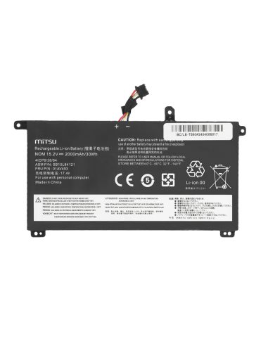 Bateria Mitsu do Lenovo ThinkPad T570, T580, P51s, P52s - wewnętrzna
