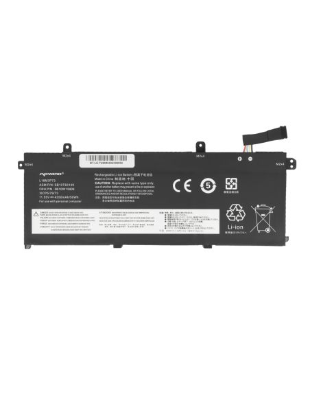 Bateria Movano do Lenovo ThinkPad T490, T495, P43s, P14s