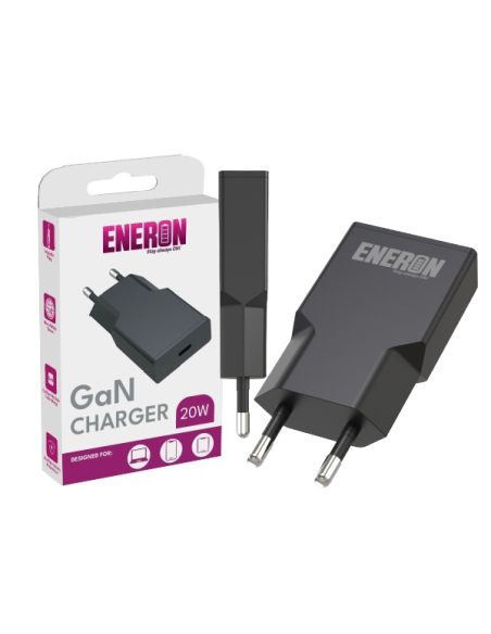 Ładowarka GaN 20W 1xUSB-C Czarna